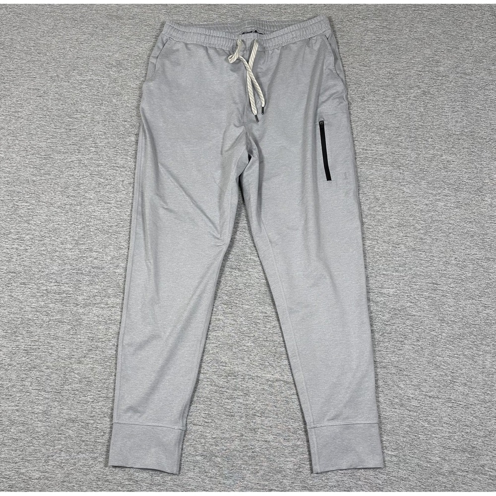 Vuori Sunday Performance Jogger Pants Mens Medium Gray Stretch Active Gym